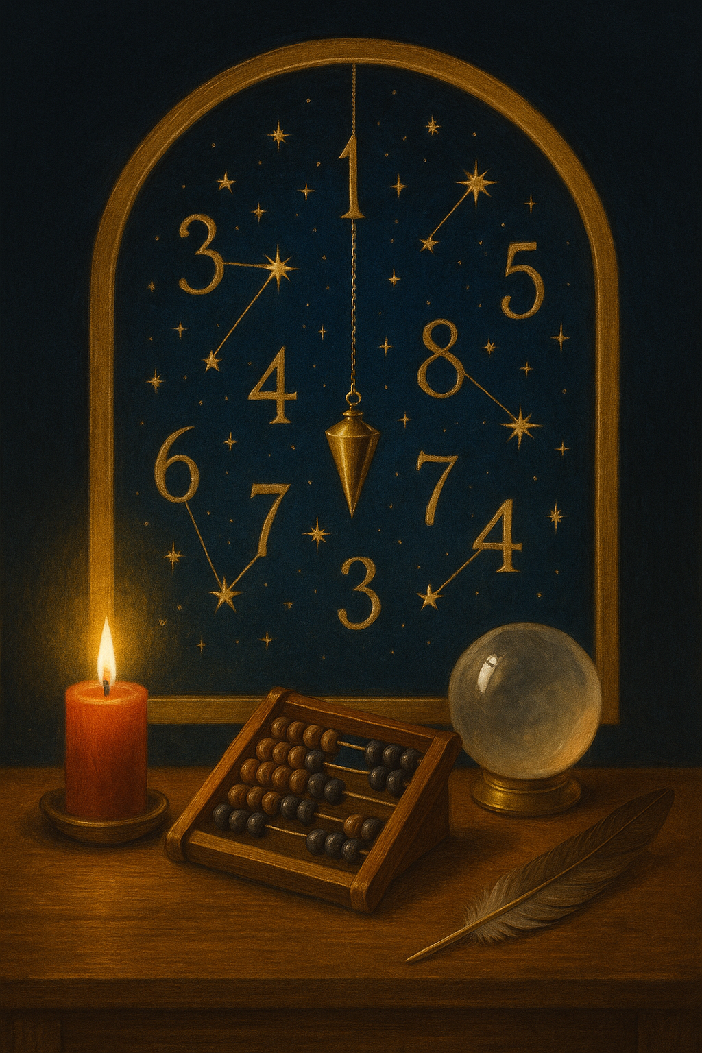 Rituel - bougie, carnet, pierre