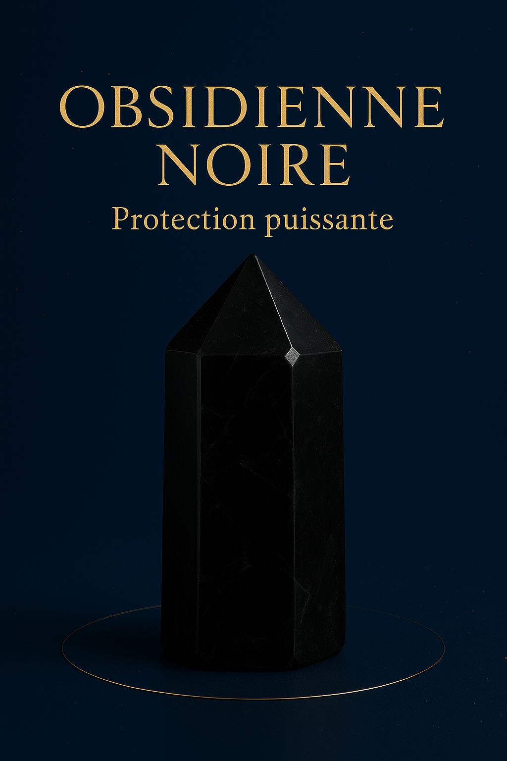 Obsidienne noire — origines — vertus traditionnelles
