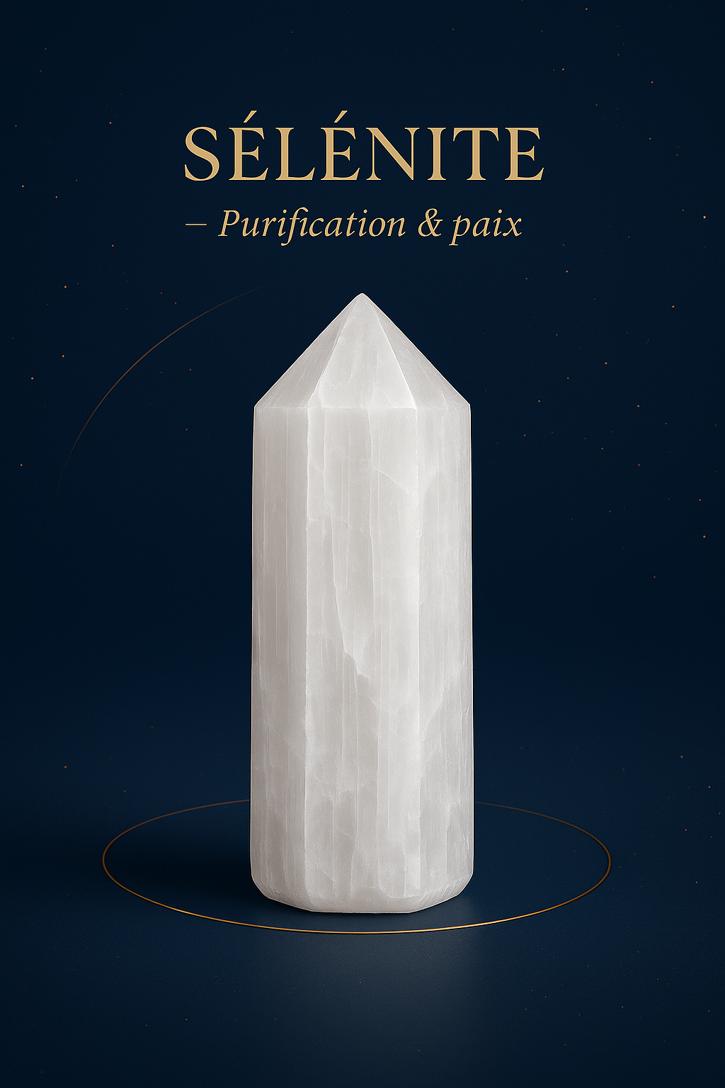 Sélénite — origines  — vertus traditionnelles