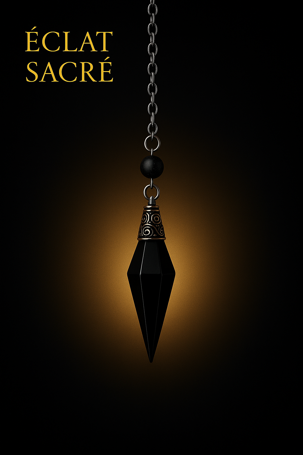 Pendule Facetté 12 Faces Éclat Sacré - Cristaux Naturels & Guérison Vibratoire