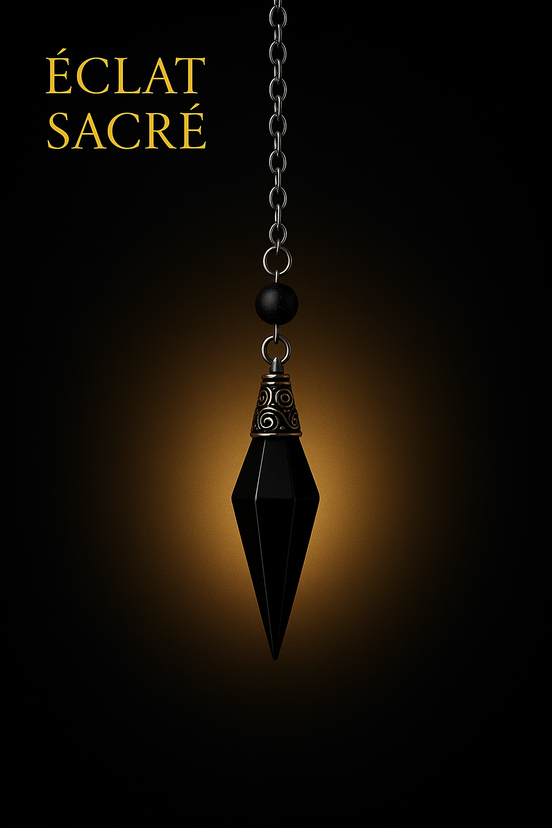 Pendule Facetté 12 Faces Éclat Sacré - Cristaux Naturels & Guérison Vibratoire