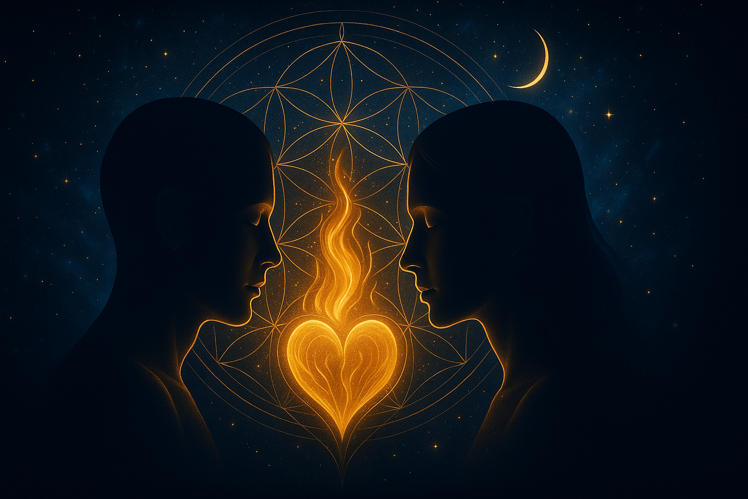 Lien des flammes jumelles - symbole et chemin