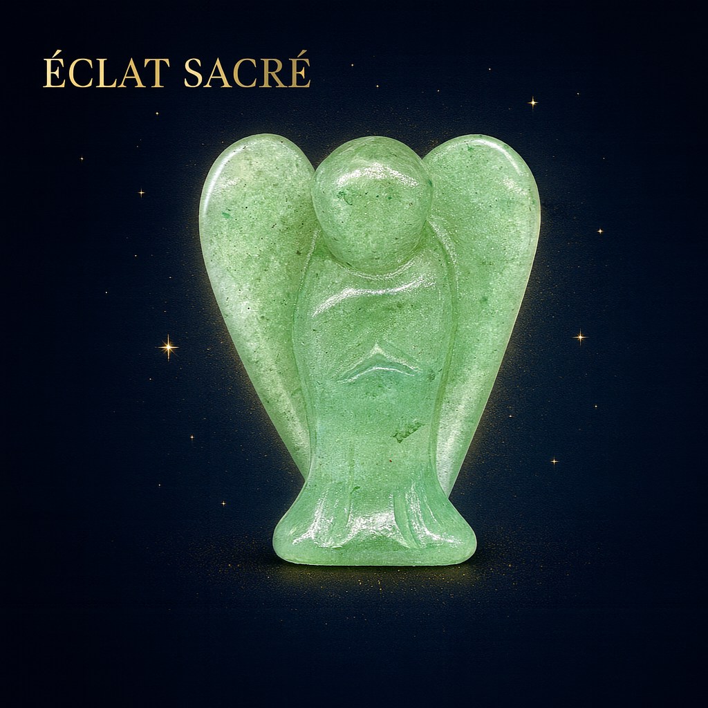 Ange Gardien Cristal Éclat Sacré - Pierre Naturelle & Protection Spirituelle