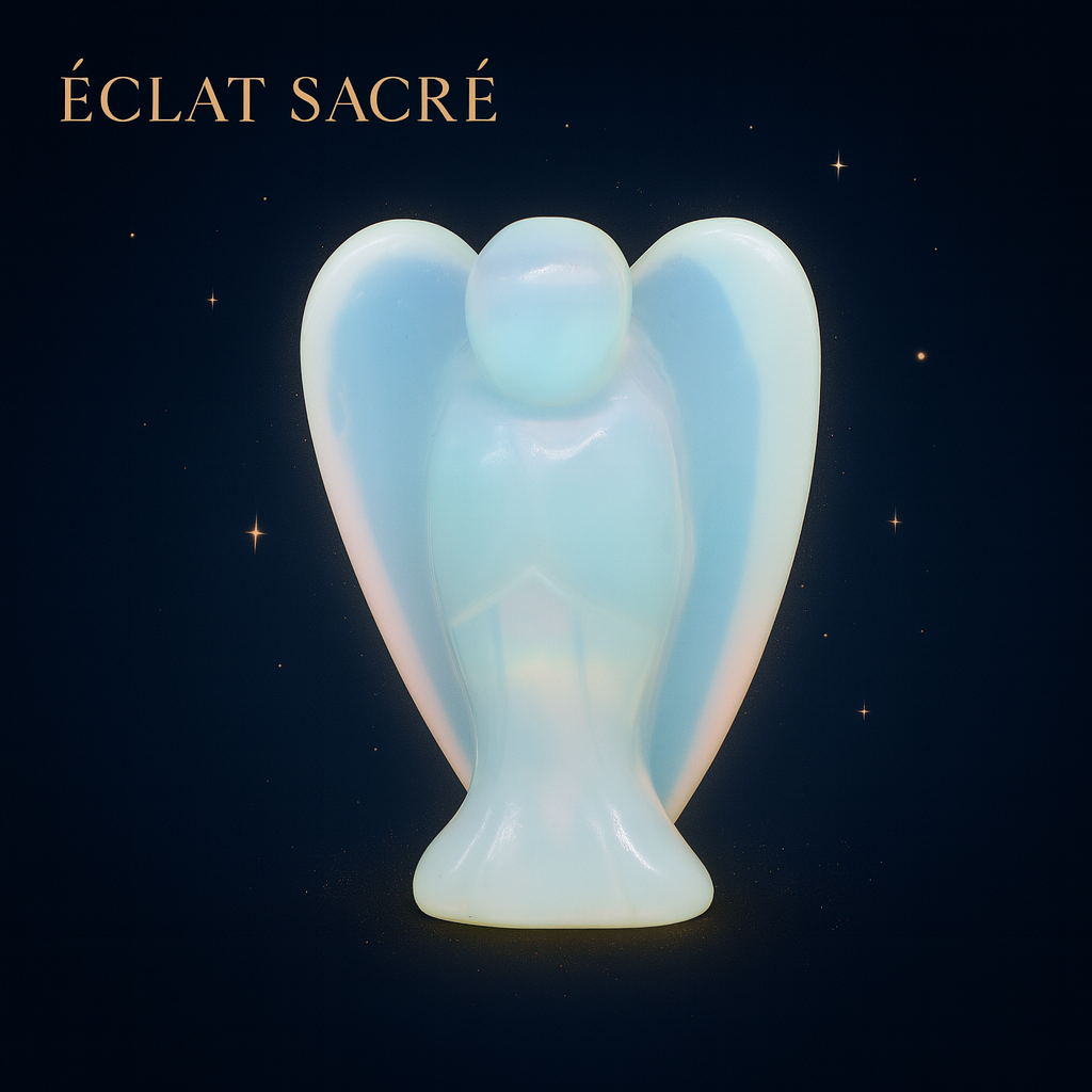 Ange Gardien Cristal Éclat Sacré - Pierre Naturelle & Protection Spirituelle