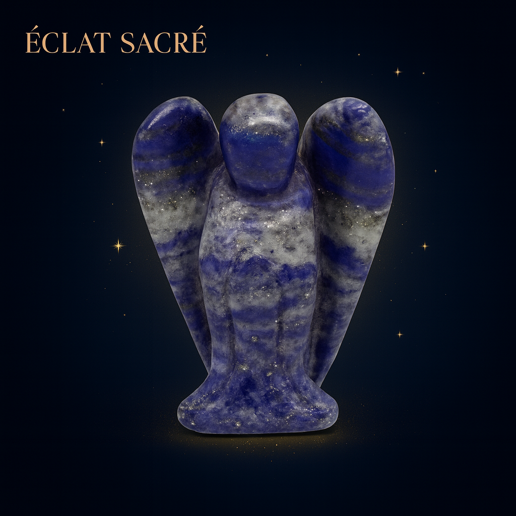 Ange Gardien Cristal Éclat Sacré - Pierre Naturelle & Protection Spirituelle