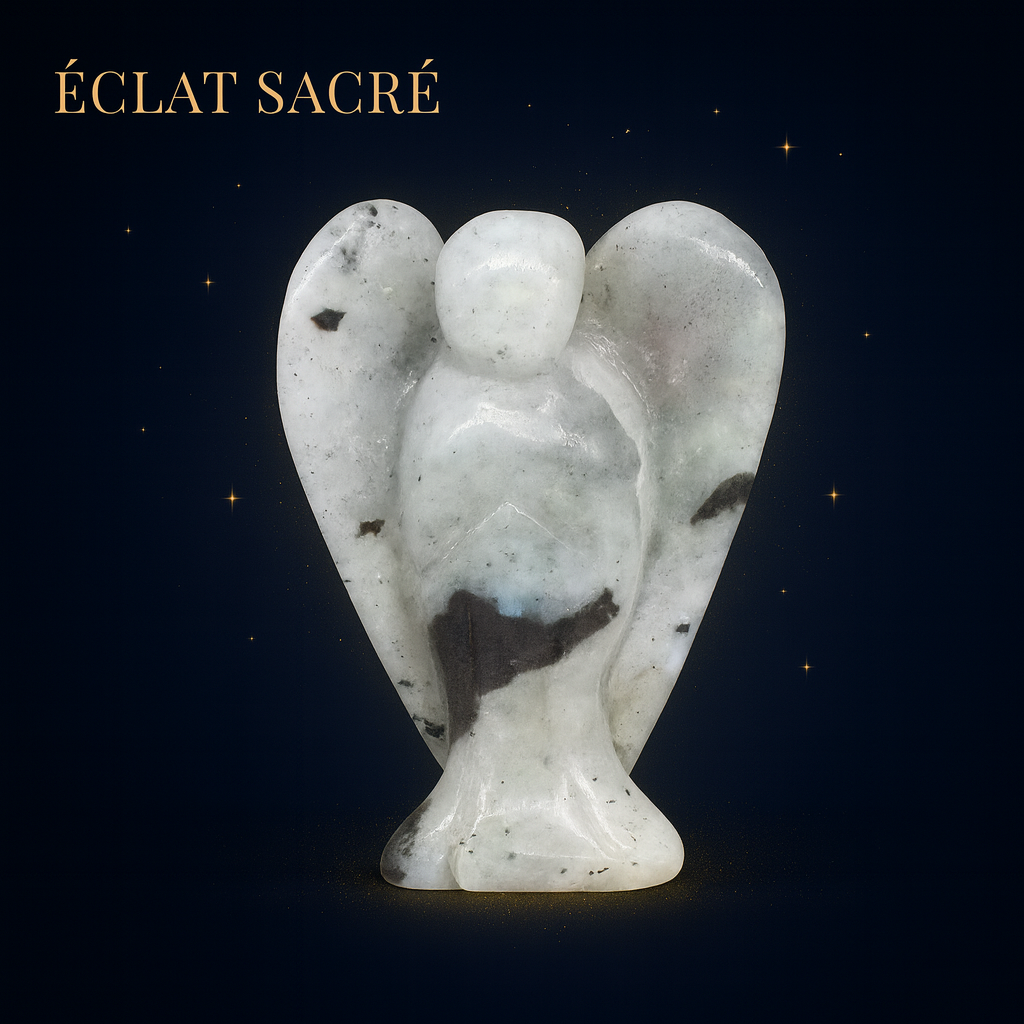 Ange Gardien Cristal Éclat Sacré - Pierre Naturelle & Protection Spirituelle