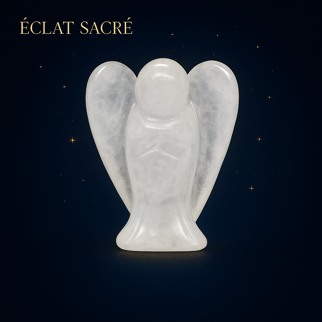 Ange Gardien Cristal Éclat Sacré - Pierre Naturelle & Protection Spirituelle
