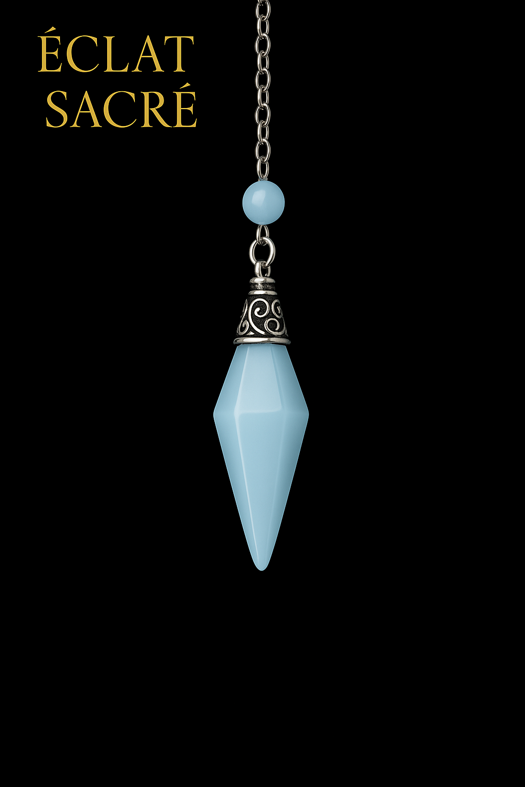 Pendule Facetté 12 Faces Éclat Sacré - Cristaux Naturels & Guérison Vibratoire