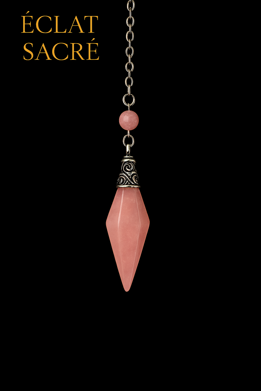 Pendule Facetté 12 Faces Éclat Sacré - Cristaux Naturels & Guérison Vibratoire