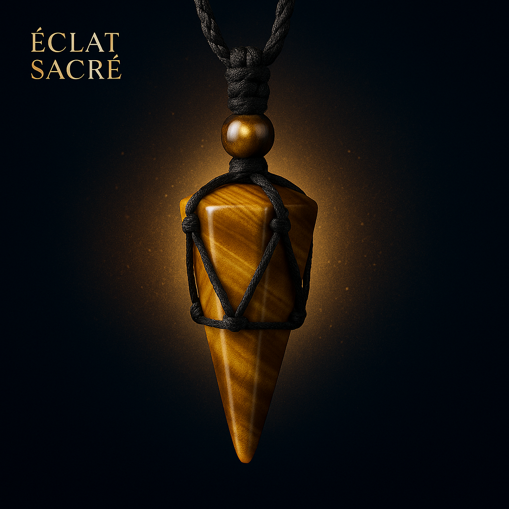 Collier Pendule en Pierre Naturelle - Protection, Clarté & Puissance