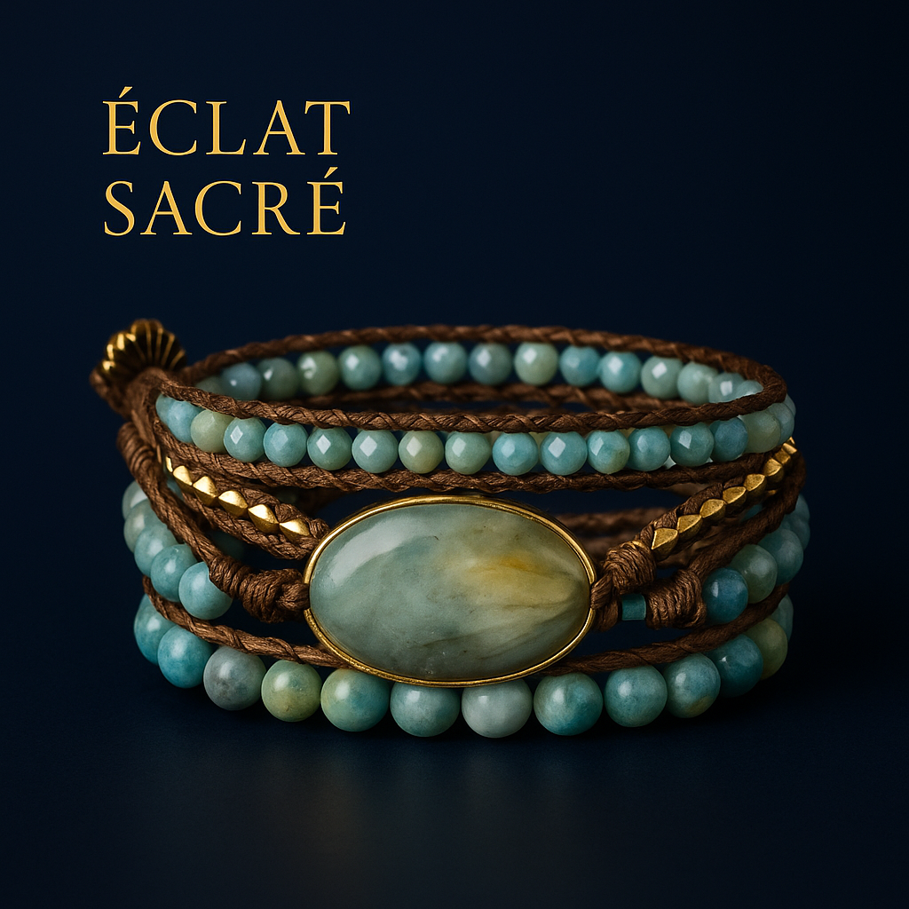 Bracelet Bohème en Pierres Naturelles - Harmonie des Énergies