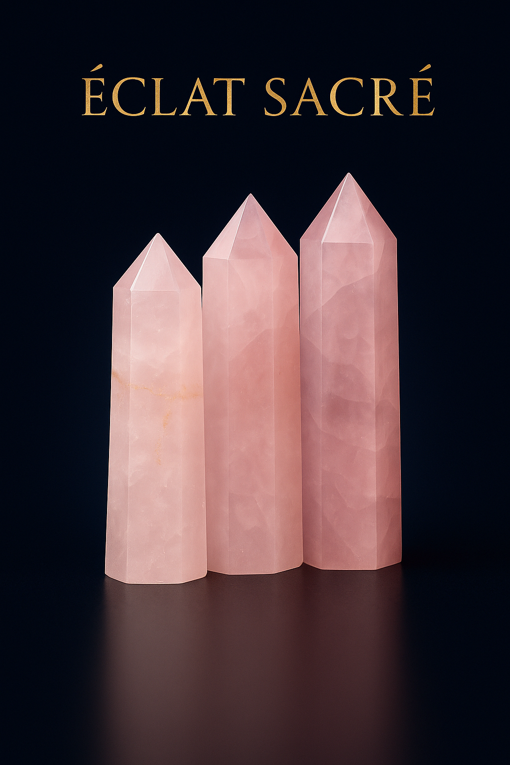 Pointe de Cristal Naturelle - Quartz Énergétique Purification & Équilibre