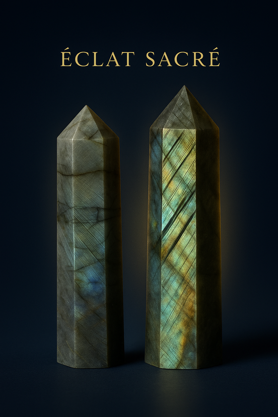 Pointe de Cristal Naturelle - Quartz Énergétique Purification & Équilibre