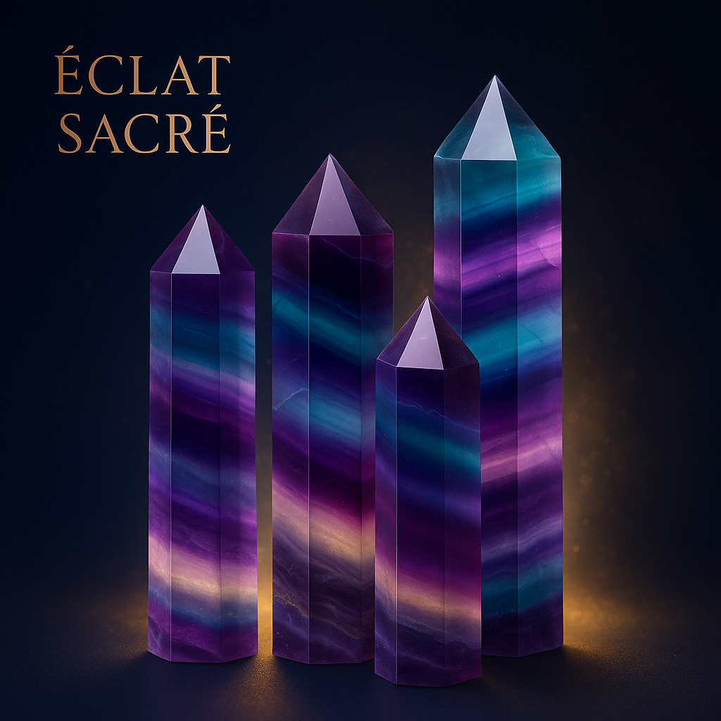 Pointe de Cristal Naturelle - Quartz Énergétique Purification & Équilibre