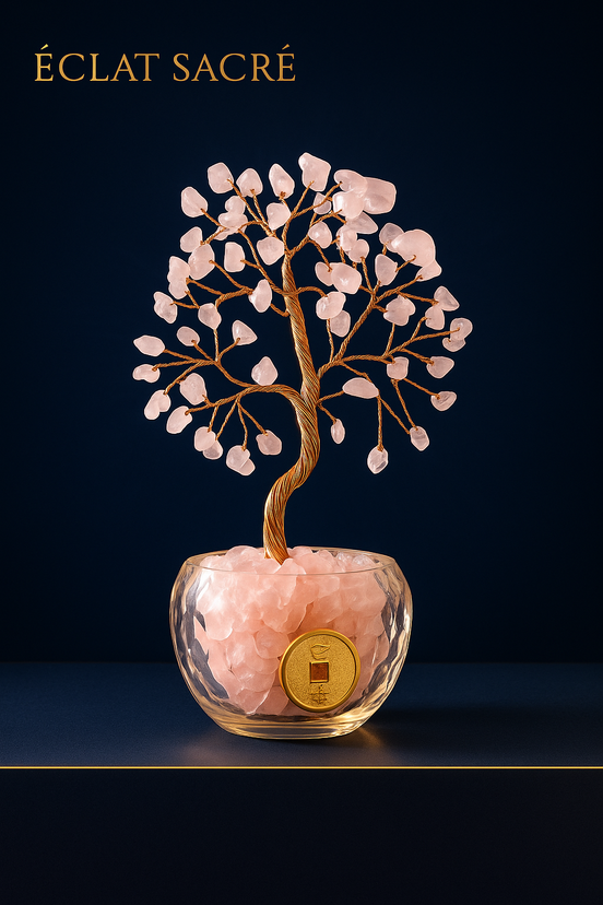 Arbre Feng Shui en Pierre Naturelle - Harmonie & Énergie Positive