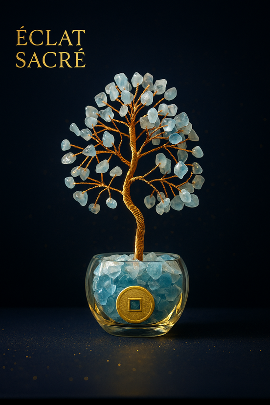 Arbre Feng Shui en Pierre Naturelle - Harmonie & Énergie Positive