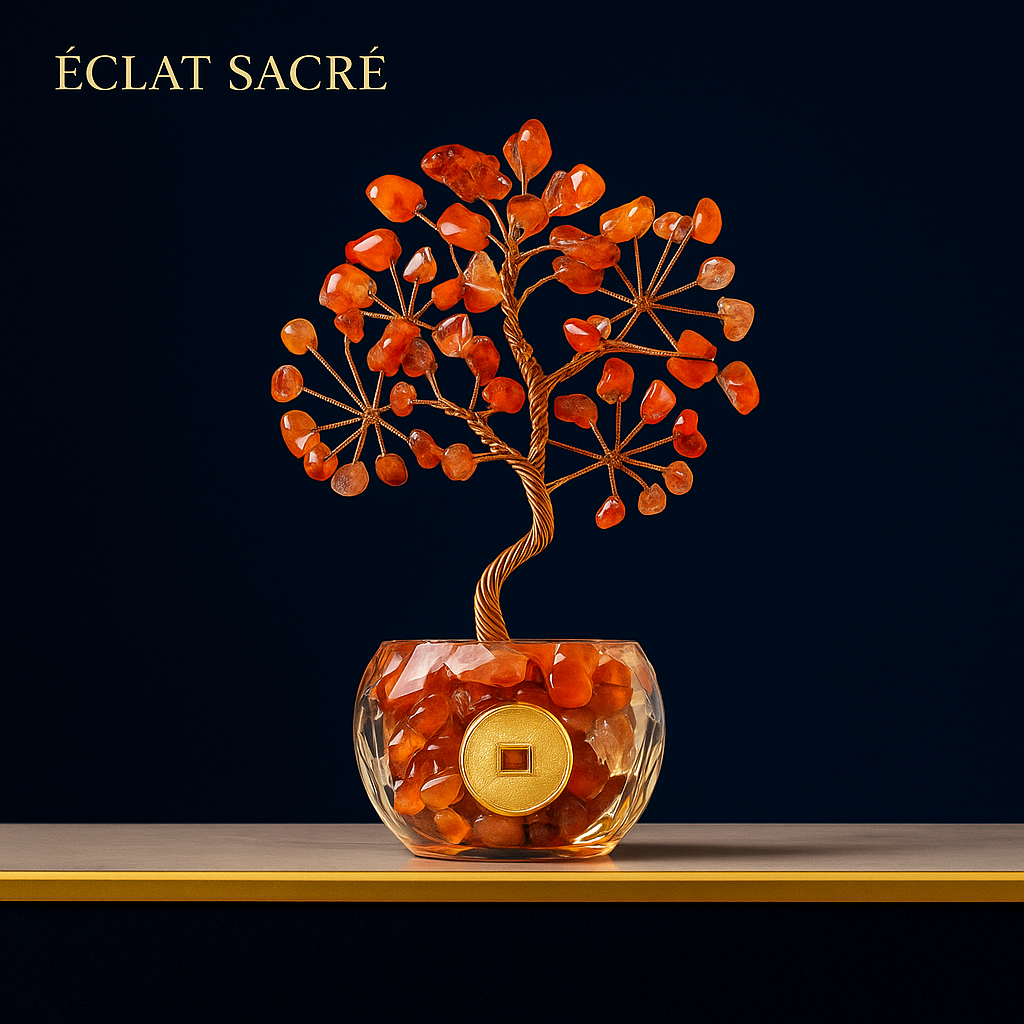 Arbre Feng Shui en Pierre Naturelle - Harmonie & Énergie Positive