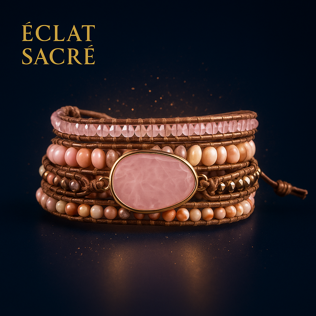 Bracelet Bohème en Pierres Naturelles – Harmonie & Élégance