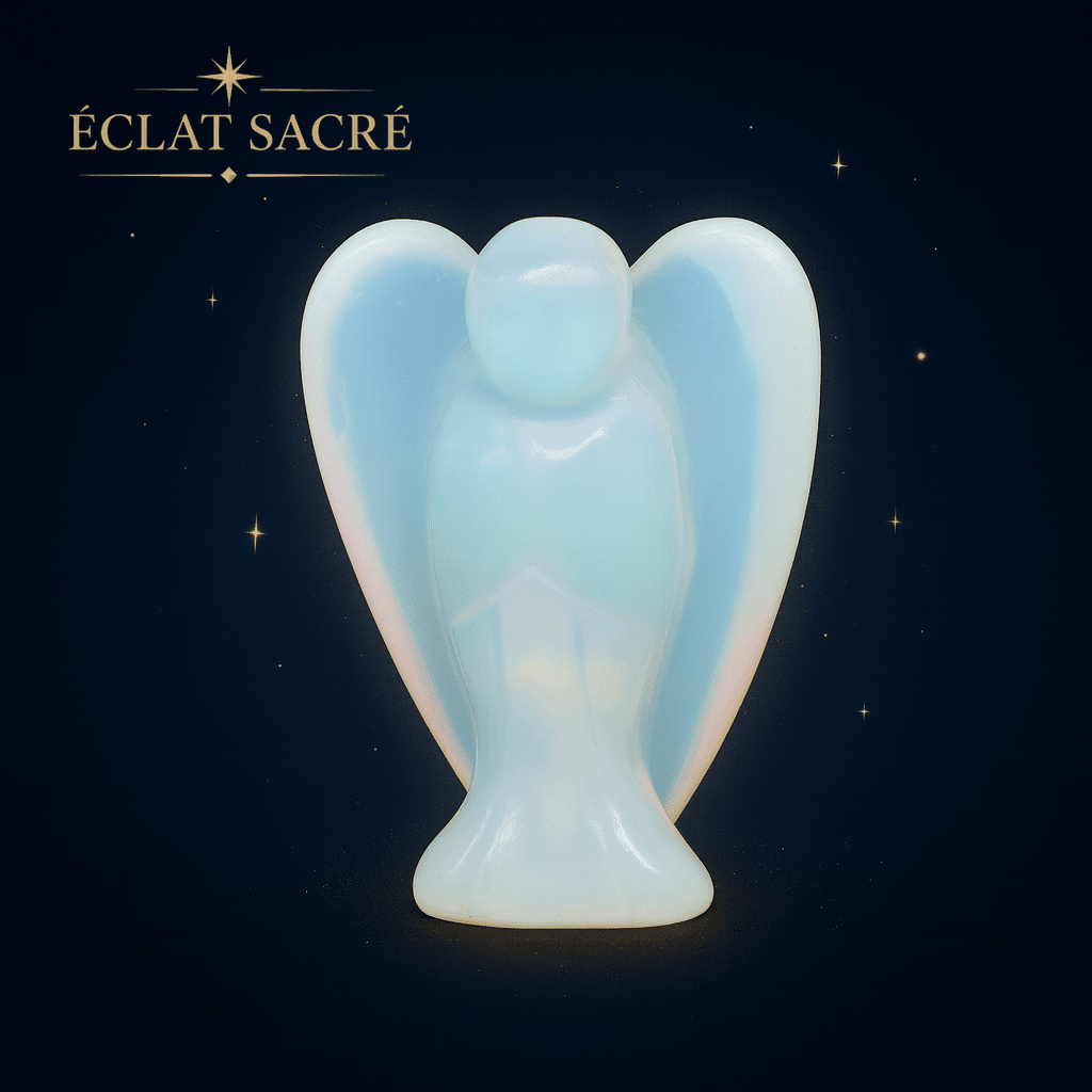 Ange Gardien Cristal Éclat Sacré - Pierre Naturelle & Protection Spirituelle - Éclat Sacré — vue 2