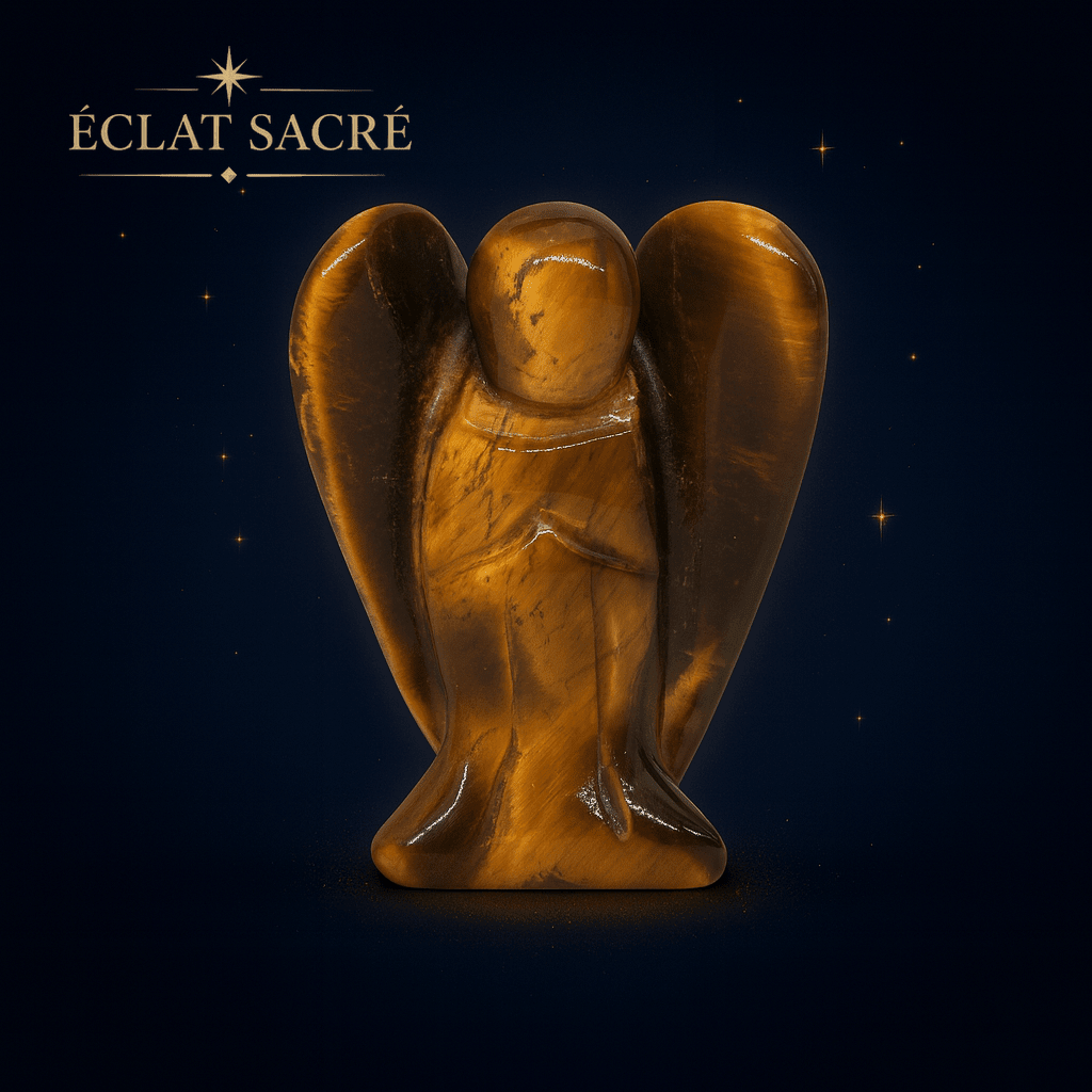 Ange Gardien Cristal Éclat Sacré - Pierre Naturelle & Protection Spirituelle - Éclat Sacré — vue 9