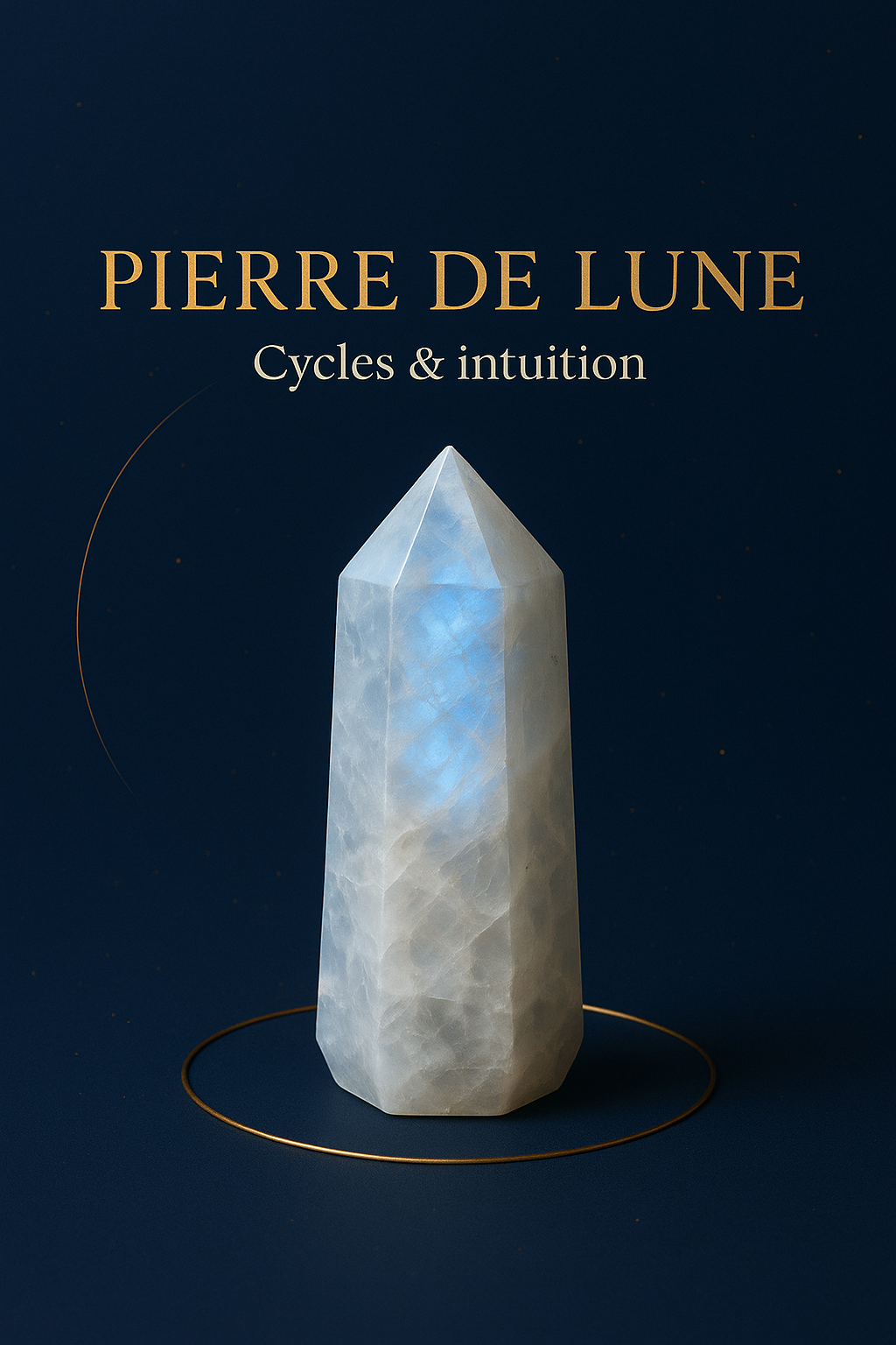Pierre de lune — origines  — vertus traditionnelles