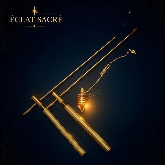 Baguettes de Radiesthésie en Cuivre - Guidance, Énergie & Divination - Éclat Sacré