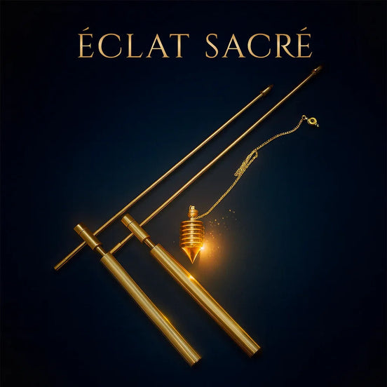 Baguettes de Radiesthésie en Cuivre - Guidance, Énergie & Divination - Éclat Sacré