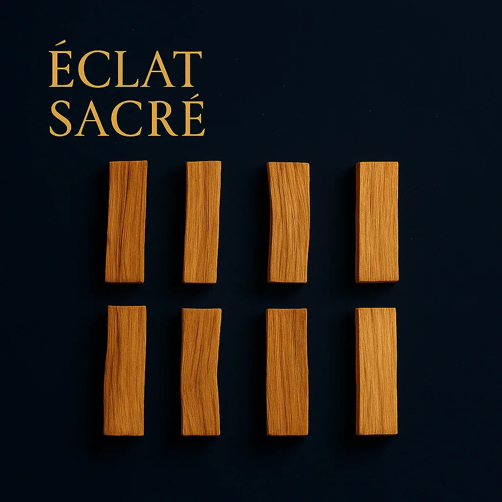 Bâtons de Palo Santo Naturel - Purification & Élévation Énergétique - Éclat Sacré