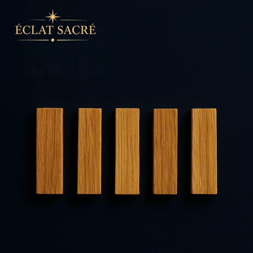 Bâtons de Palo Santo Naturel - Purification & Élévation Énergétique - Éclat Sacré