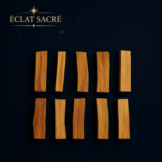 Bâtons de Palo Santo Naturel - Purification & Élévation Énergétique - Éclat Sacré