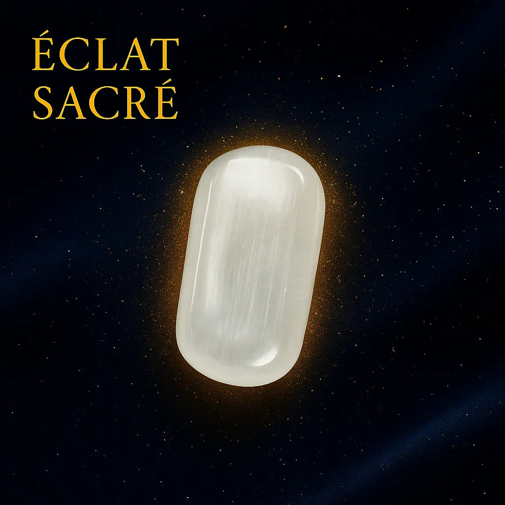 Bol en Sélénite Naturelle - Purification, Rechargement & Harmonie - Éclat Sacré — vue 2
