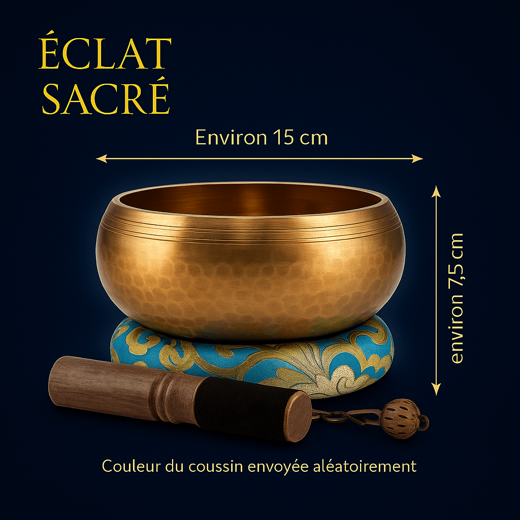 Bol Tibétain - Harmonie, Son & Énergie - Éclat Sacré — vue 3