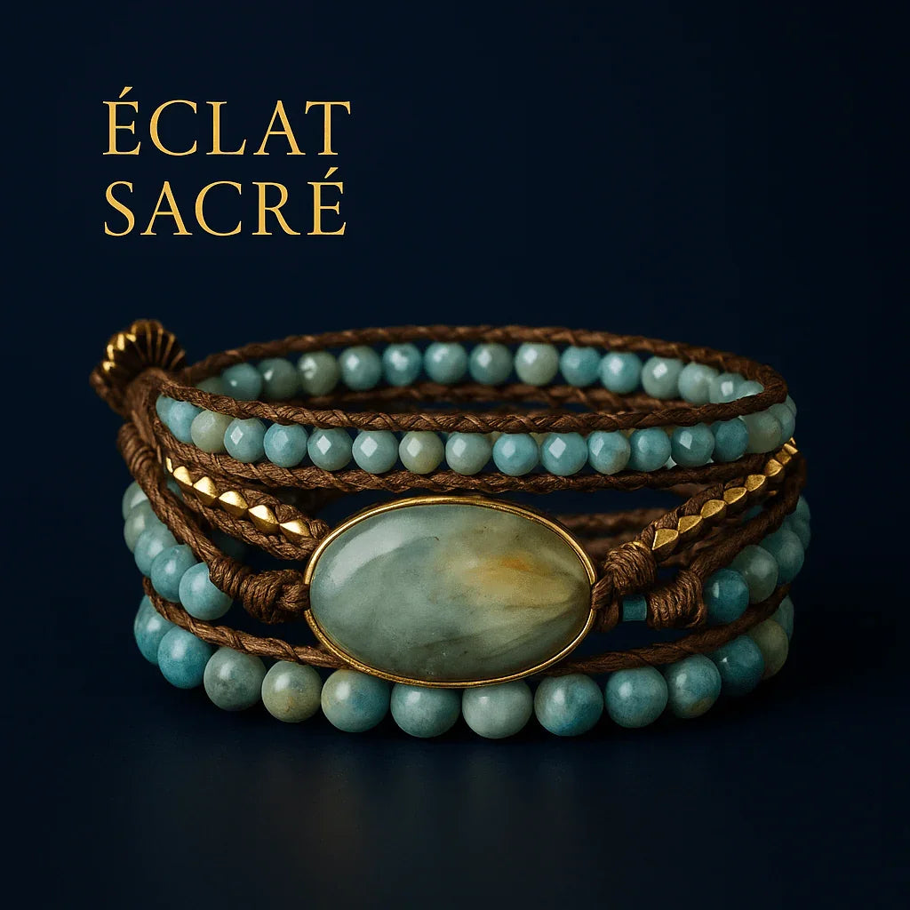 Bracelet Bohème en Pierres Naturelles - Harmonie des Énergies