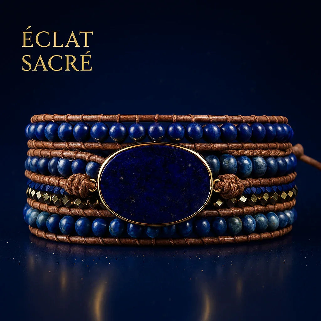 Bracelet Bohème en Pierres Naturelles – Harmonie & Élégance - Éclat Sacré — vue 4