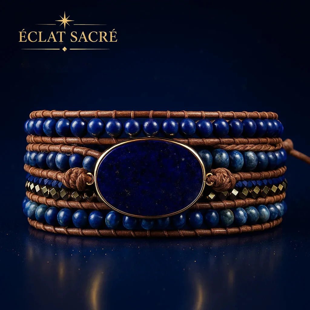 Bracelet Bohème en Pierres Naturelles – Harmonie & Élégance - Éclat Sacré — vue 4