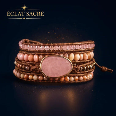 Bracelet Bohème en Pierres Naturelles – Harmonie & Élégance
