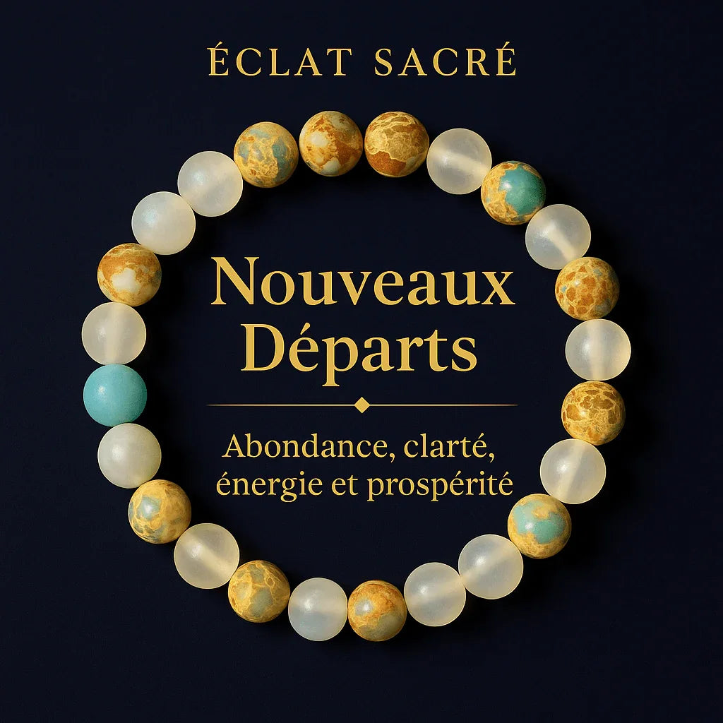 Collection - Bracelets Énergétiques Éclat Sacré Pierres naturelles • Harmonie intérieure • Élégance spirituelle - Éclat Sacré