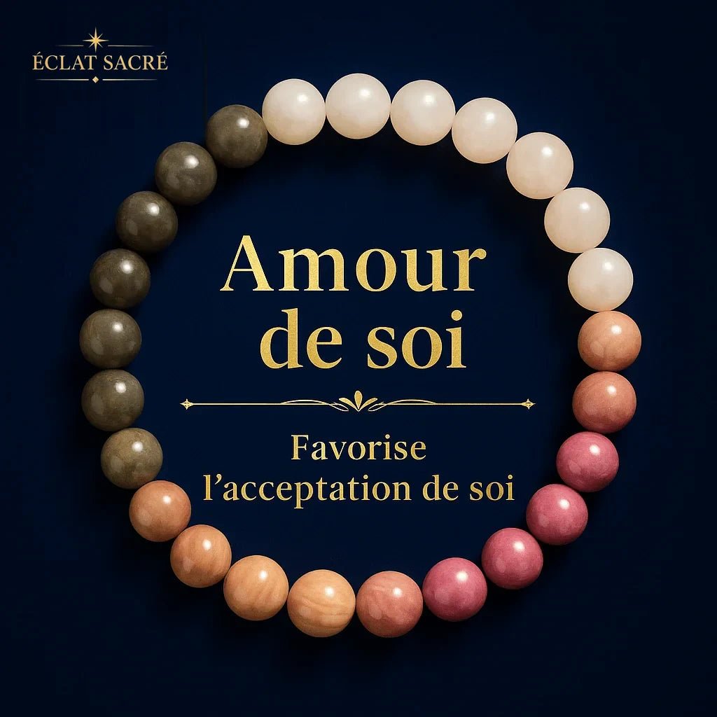 Collection de bracelets en pierres naturelles pour l'harmonie intérieure – Éclat Sacré