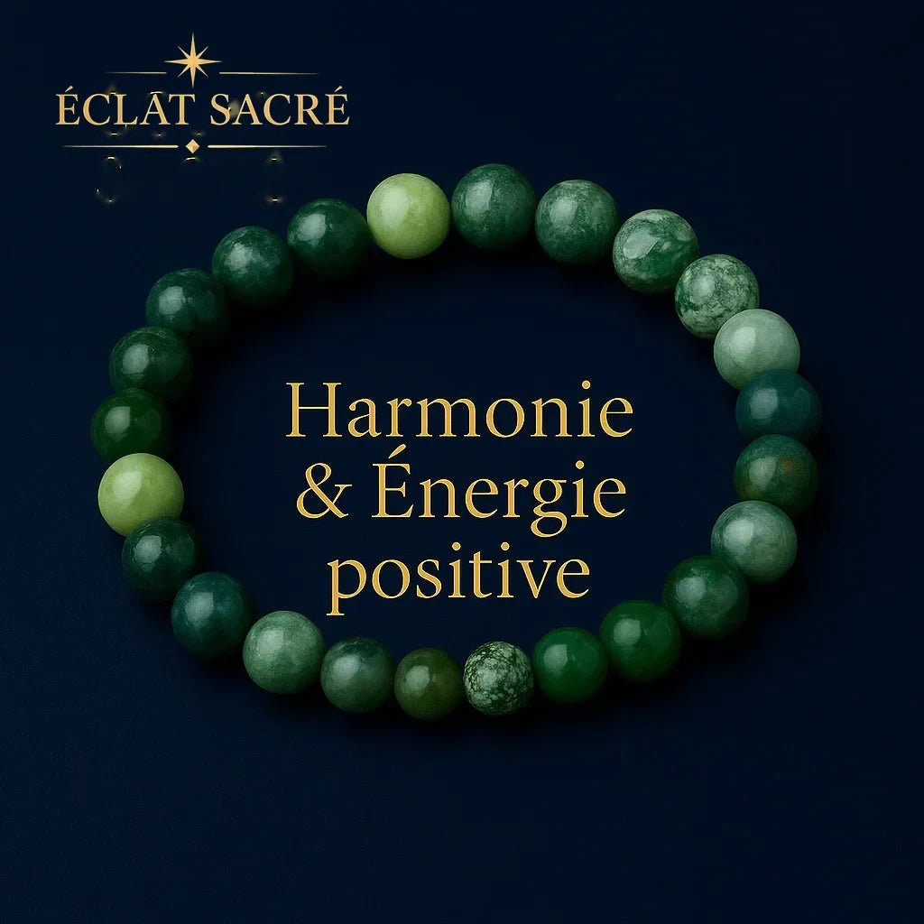 Bracelet en pierres naturelles, vue 4 – Éclat Sacré — vue 4