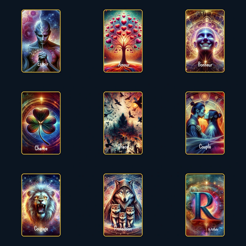 Carte d’oracle intuitif - création Raffa