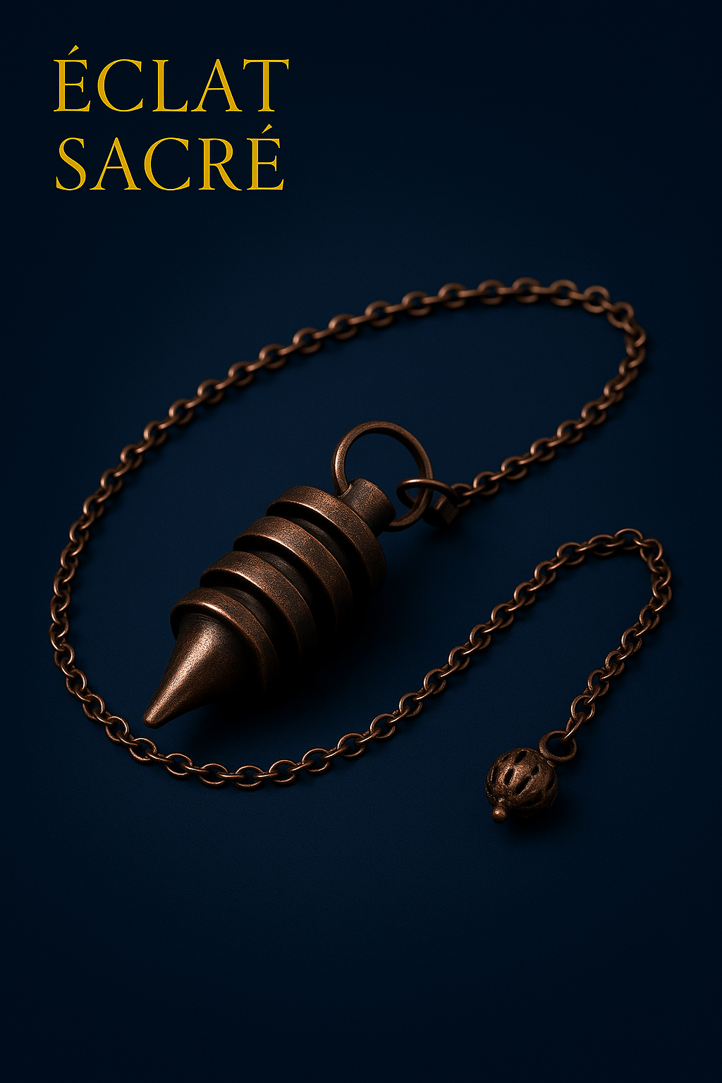 Pendule en Cuivre - Divination, Énergie & Précision - Éclat Sacré