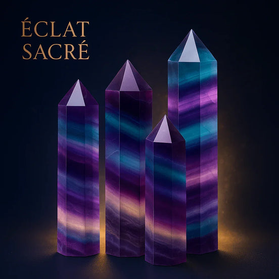 Pointe de Cristal Naturelle - Quartz Énergétique Purification & Équilibre - Éclat Sacré