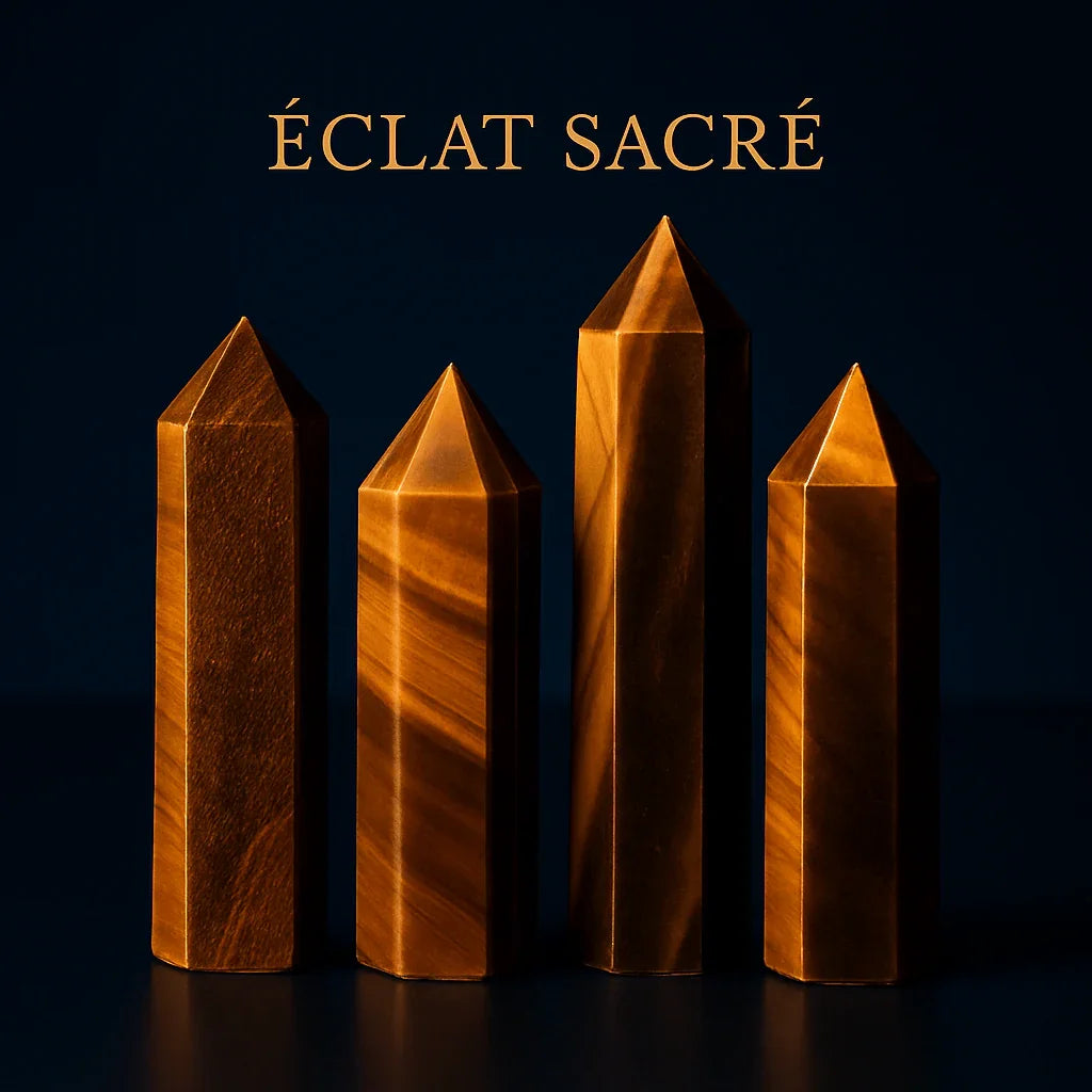 Pointe de Cristal Naturelle - Quartz Énergétique Purification & Équilibre - Éclat Sacré