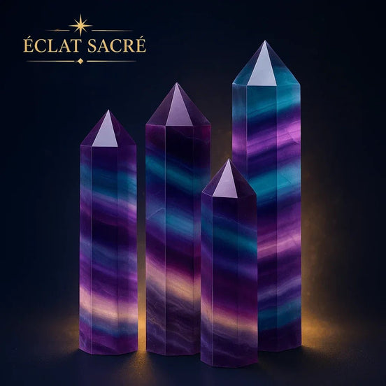Pointe de Cristal Naturelle - Quartz Énergétique Purification & Équilibre - Éclat Sacré