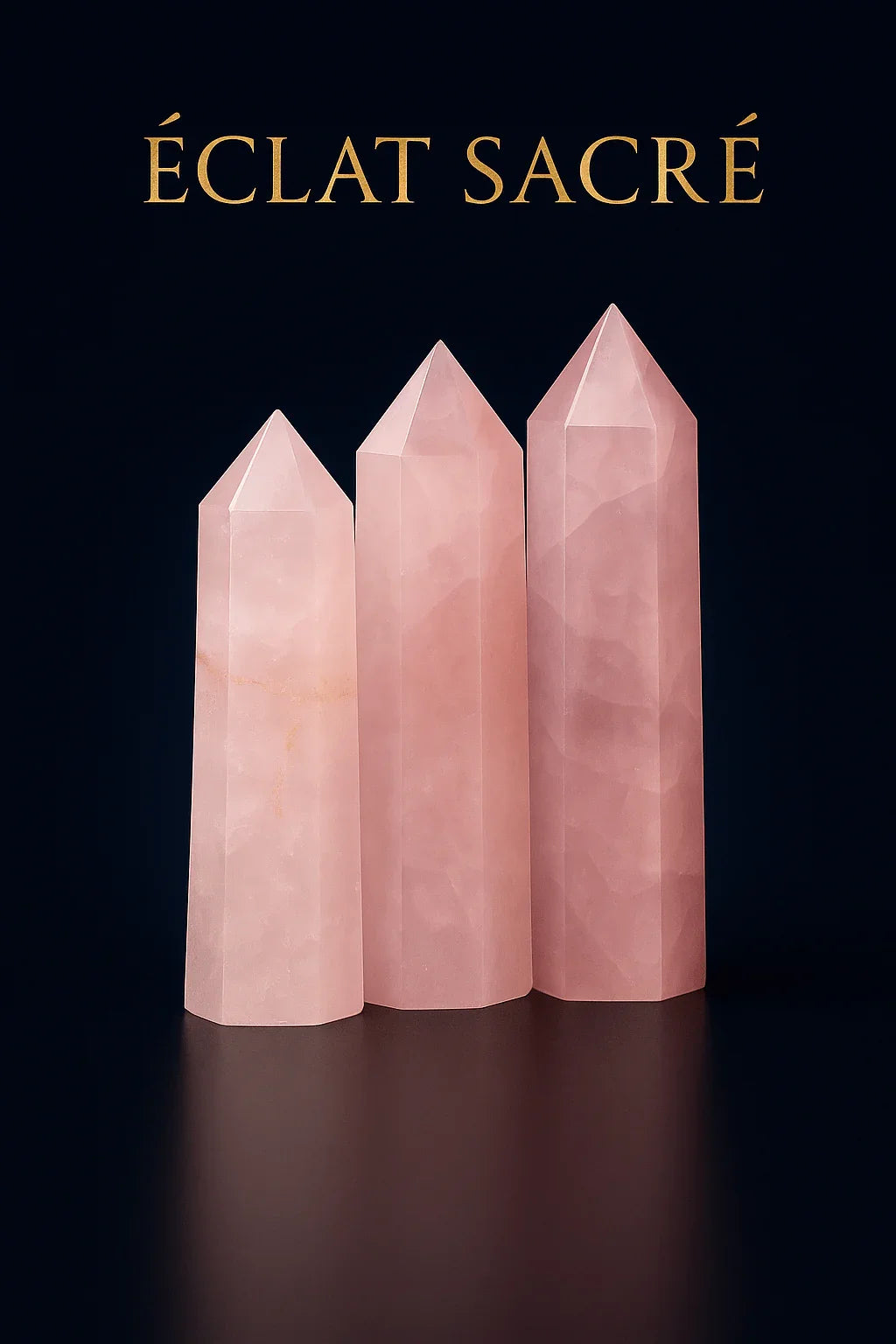 Pointe de Cristal Naturelle - Quartz Énergétique Purification & Équilibre - Éclat Sacré