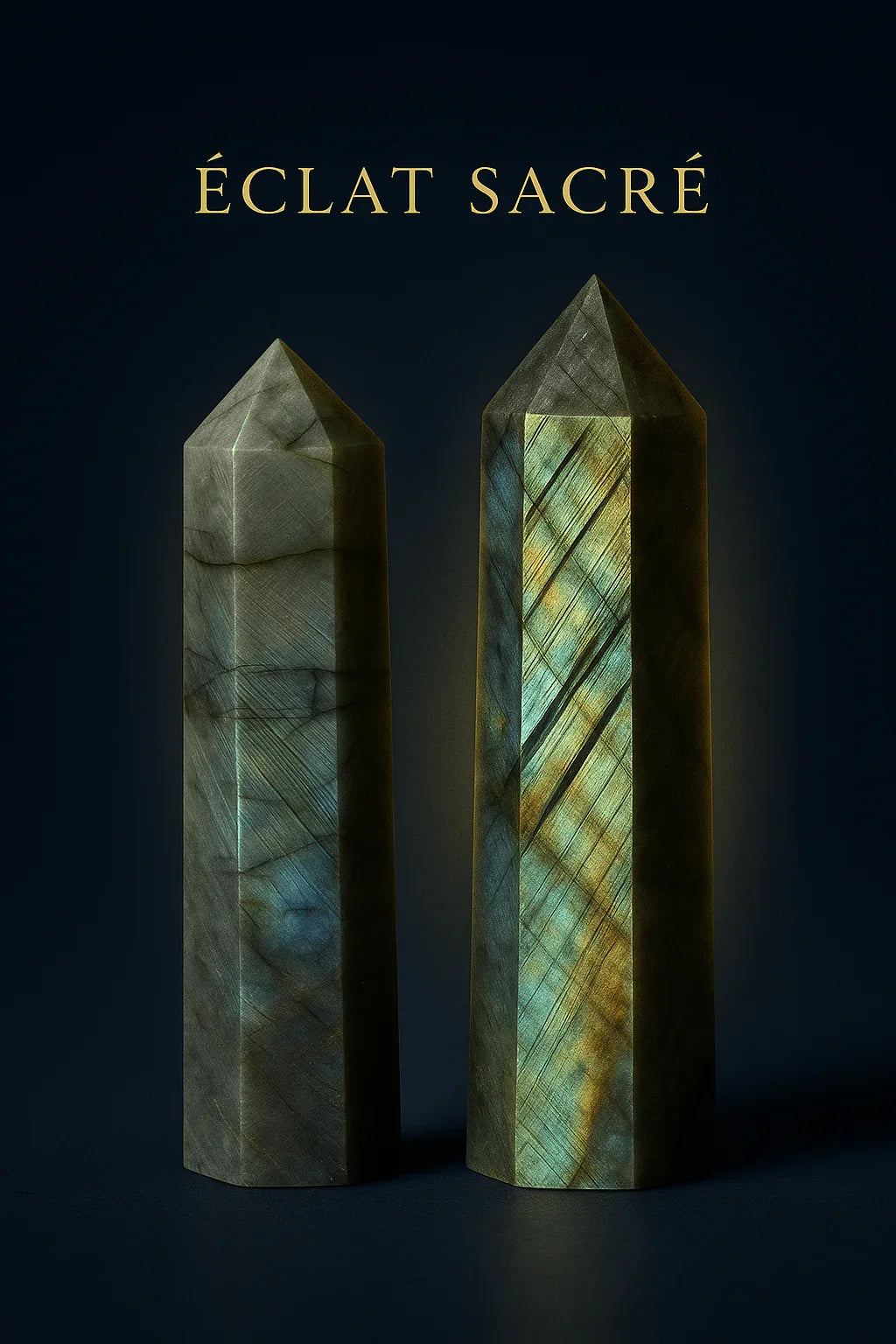 Pointe de Cristal Naturelle - Quartz Énergétique Purification & Équilibre - Éclat Sacré