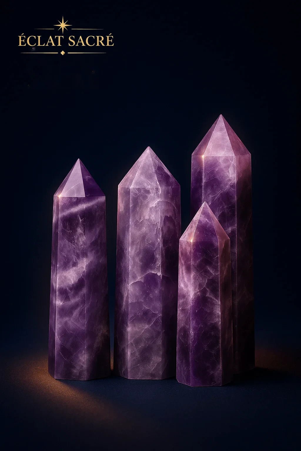 Pointe de Cristal Naturelle - Quartz Énergétique Purification & Équilibre - Éclat Sacré — vue 5