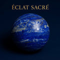 Sphère de Lapis - Lazuli Naturel - Clairvoyance & Vérité Intérieure - Éclat Sacré