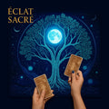 Tapis de Tirage Tarot - Arbre de Vie - Éclat Sacré